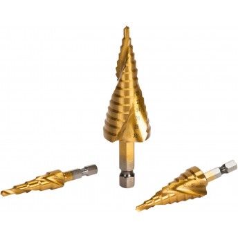 Jg. brocas escalonadas HSS-M2 TIN MacFer PTHSD101 3p�s ref� 059.0068 MACFER