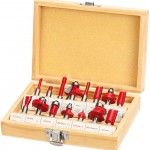 Jg. fresas tupia p/ madeira MacFer FCT15-2 15p�s ref� 059.0005 MACFER