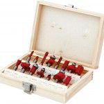 Jg. fresas tupia p/ madeira MacFer FCT15-2 15p�s ref� 059.0005 MACFER