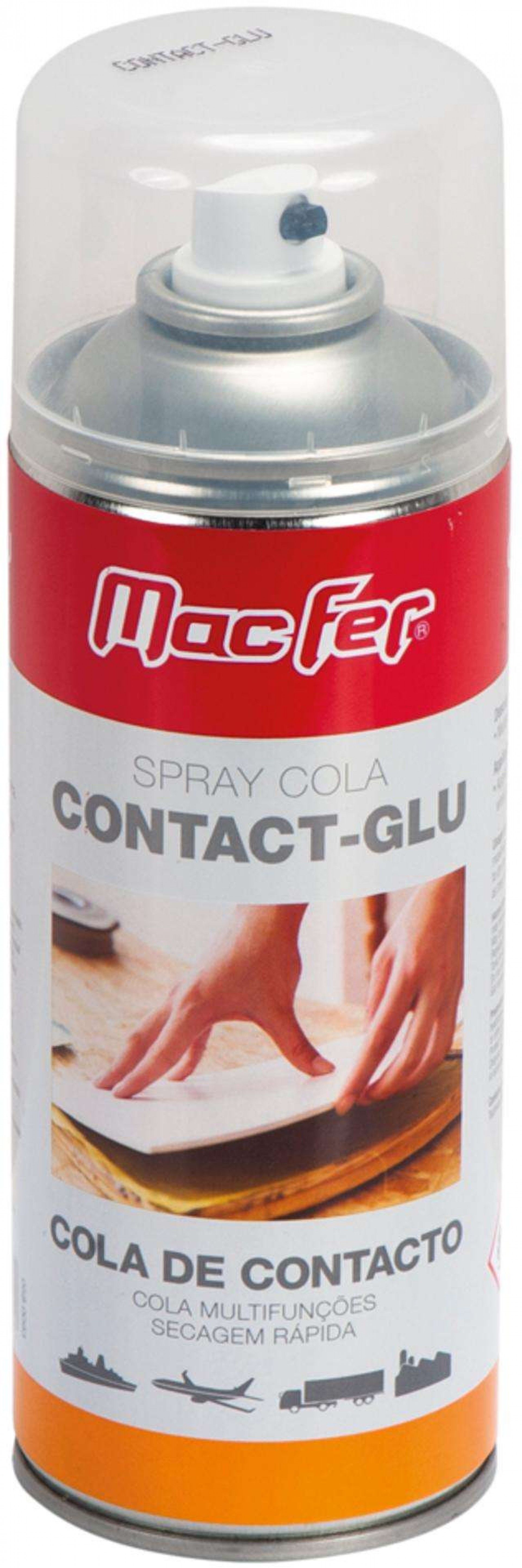 Spray cola contacto MacFer Contact-Glu 400ml refª 058.0093 MACFER