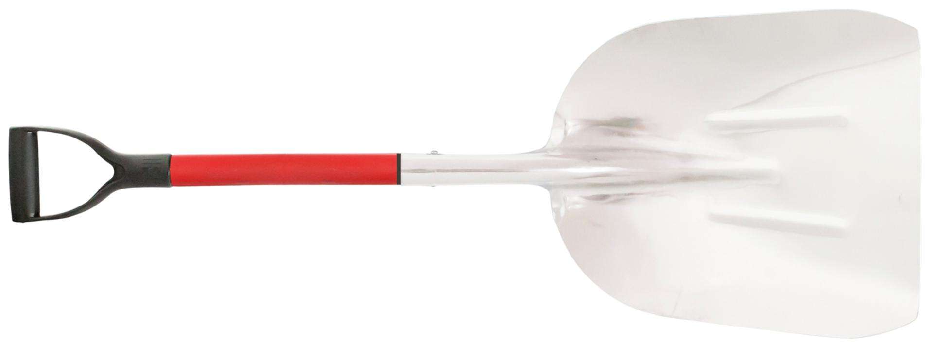 Pá quadrada alumínio com cabo fibra punho