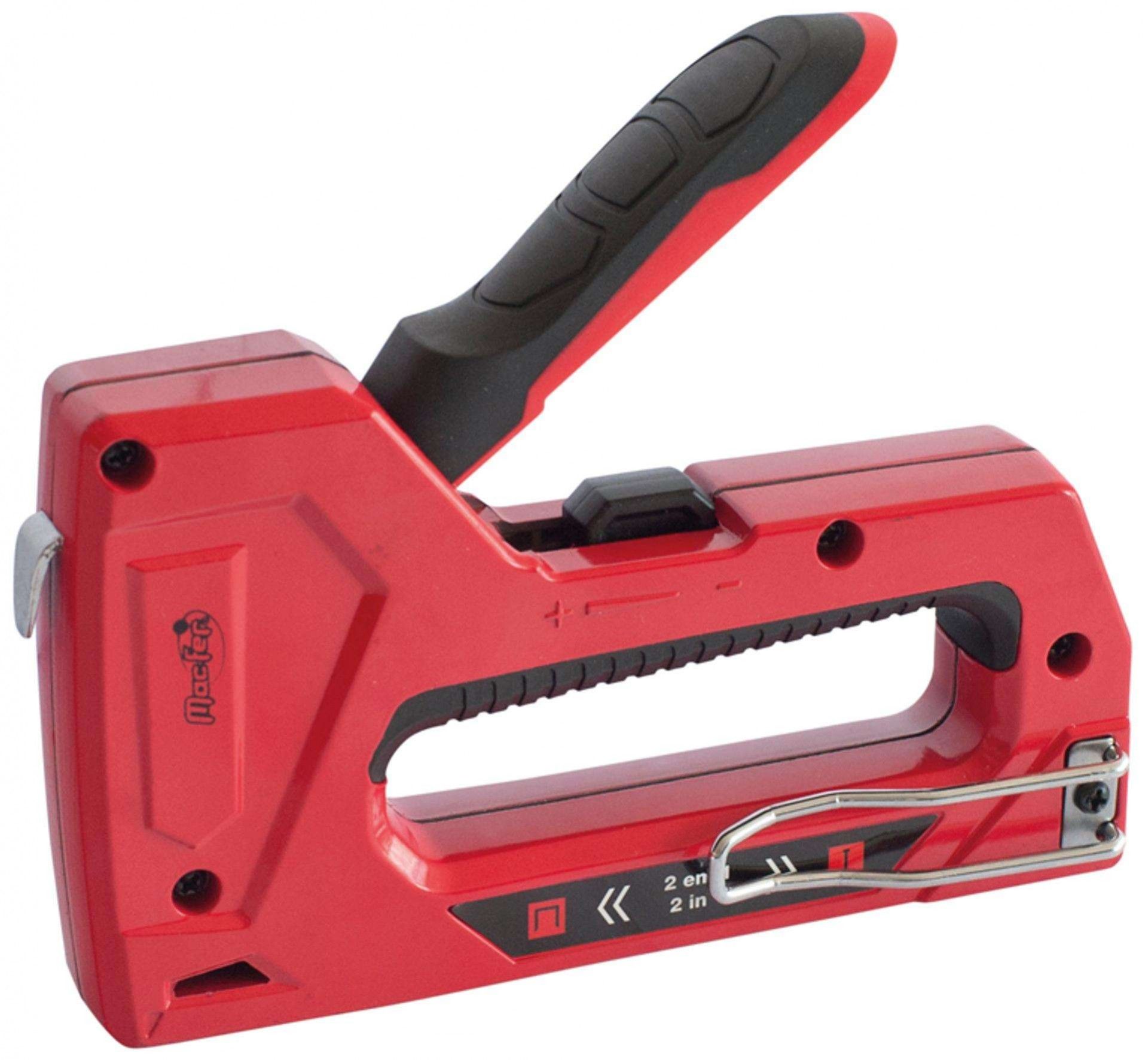 Agrafador manual MacFer YJSG-115 6/14mm refª 049.0006 MACFER