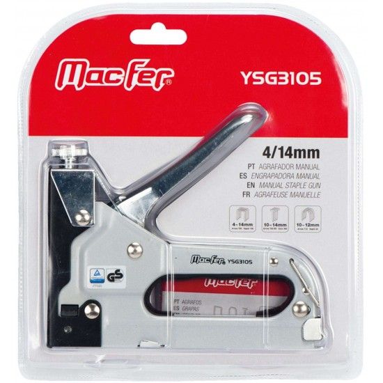 Agrafador manual MacFer YSG3105 4/14mm ref� 049.0004 MACFER