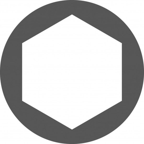 Adap. sext. p/ bits mag. c/ regulador MacFer 160MH1CM 1/4" ref� 046.0091 MACFER