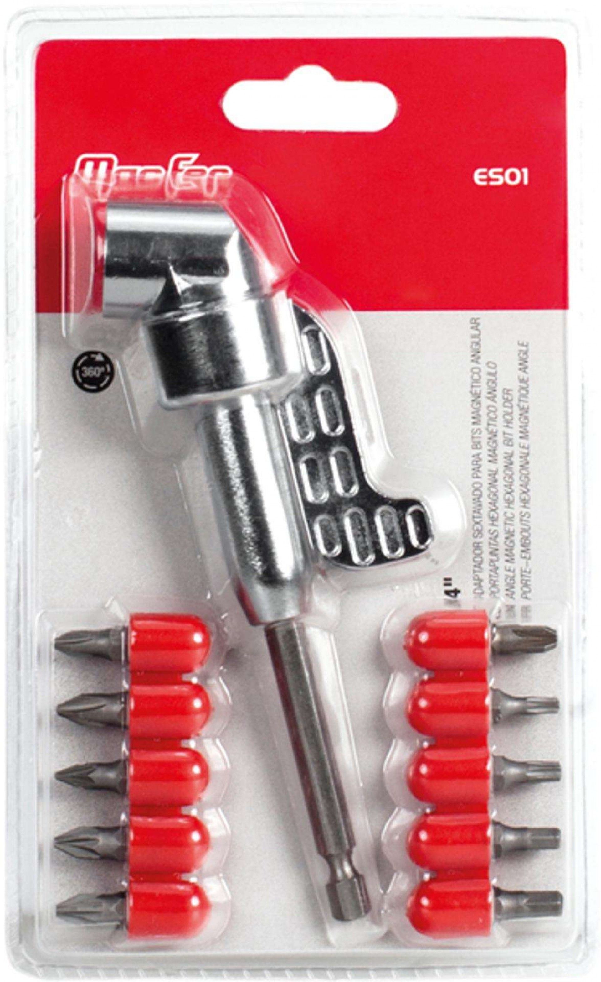 Adap. sext. p/ bits mag. angular MacFer ES01 1/4" refª 046.0088 MACFER