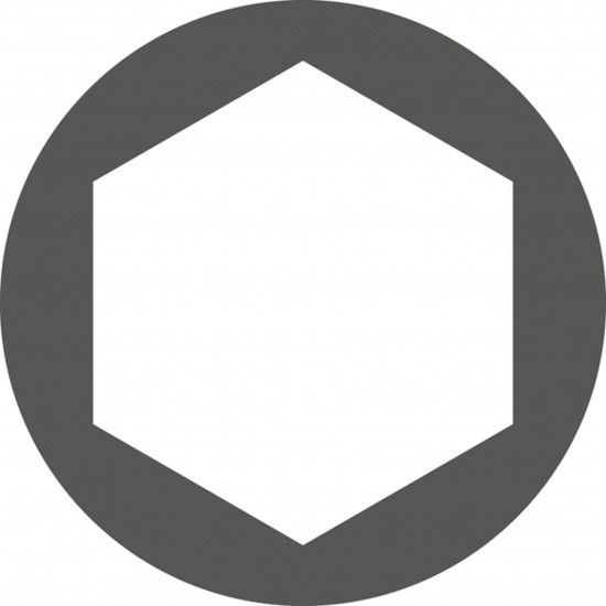 Adaptador sextavado para bits inox magn�tico AB2100-SS 1/4" 100mm ref� 046.0078 MACFER