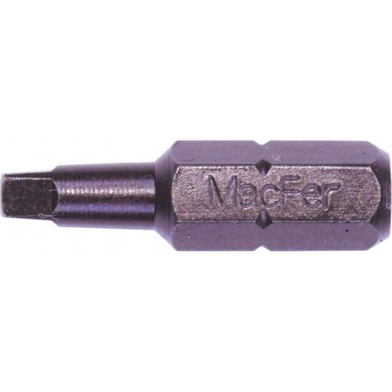 Bit sext. quadrado MacFer BQ-25 1/4" S1 25mm  ref� 046.0040 MACFER