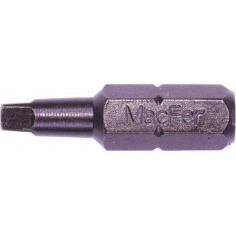 Bit sext. quadrado MacFer BQ-25 1/4" S1 25mm  ref� 046.0040 MACFER