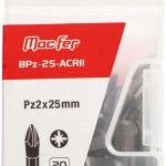Bit sext. Torsion MacFer BPz-25-ACRII 1/4" Pz2 25mm  ref� 046.0008 MACFER