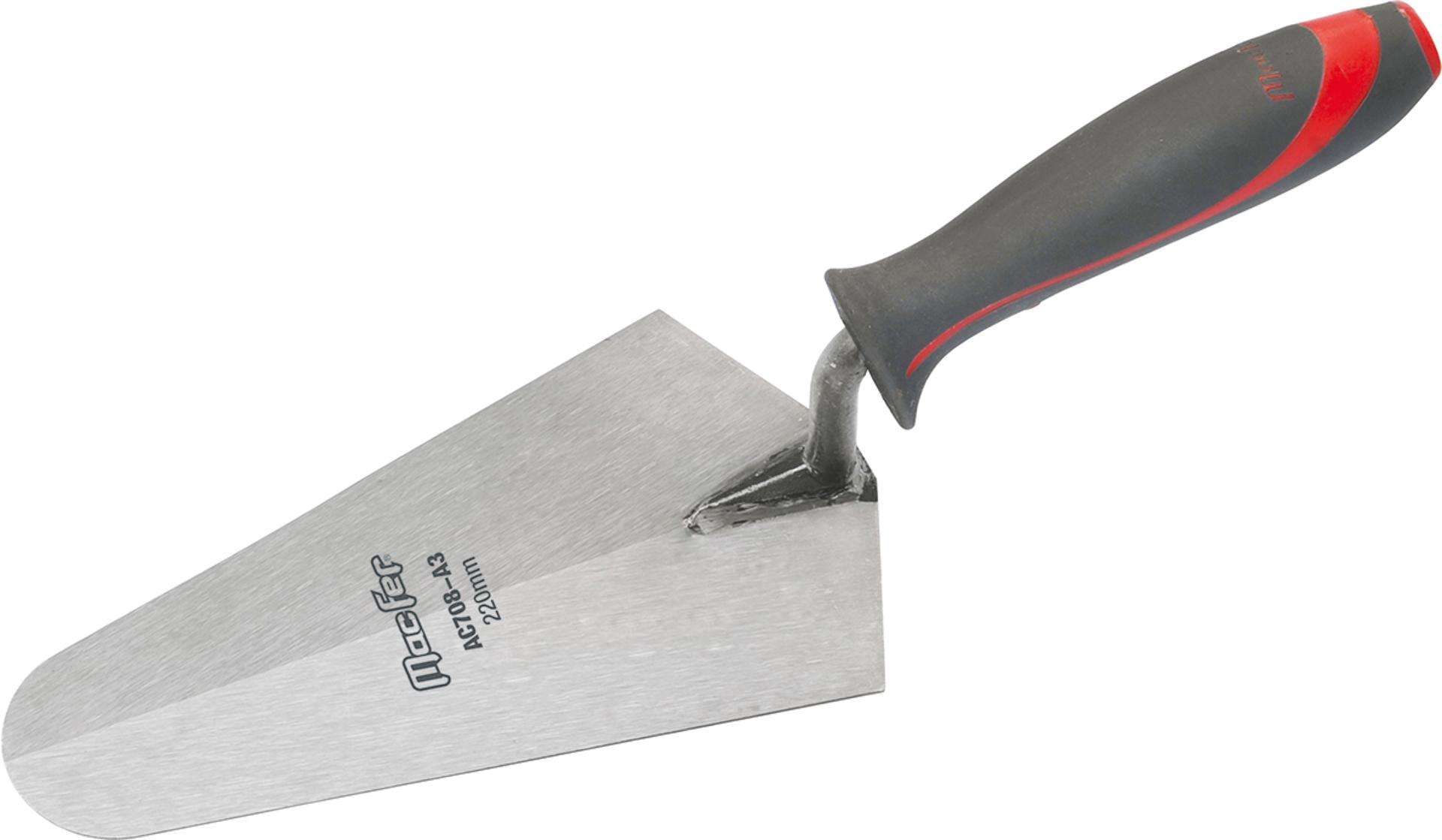 Colher pedreiro cantos cortados MacFer AC708-A3 220mm refª 045.0072 MACFER
