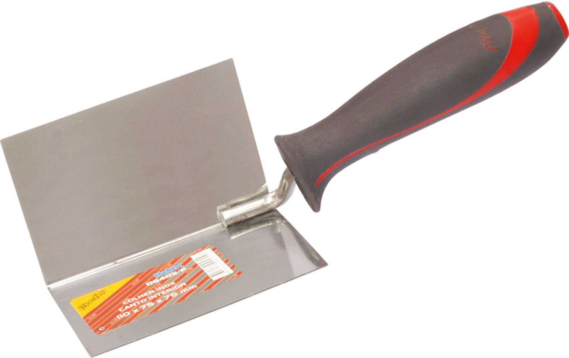 Colher canto interior inox D6405/P 75x75x110mm refª 045.0031 MACFER