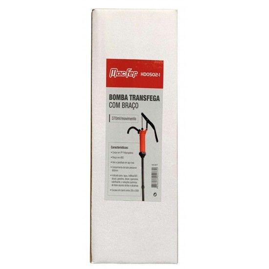 Bomba transfega com bra�o (370ml/movimento) HD0502-1 ref� 042.0077 MACFER