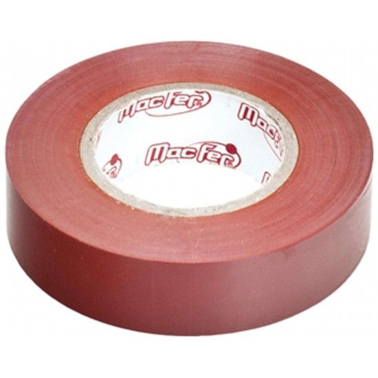 Fita isoladora PVC  MacFer ITFR-01 19mm 20m preta ref� 040.0070 MACFER
