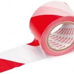 Fita sinaliza��o MacFer SWT-RWH 70mm 200m vermelha/ branca ref� 040.0052 MACFER