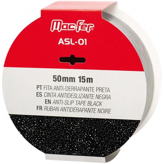 Fita anti-derrapante MacFer ASL-01 50mm 15m preta refª 040.0041 MACFER Fita anti-derrapante MacFer ASL-01 50mm 15m preta refª 040.0041 MACFER