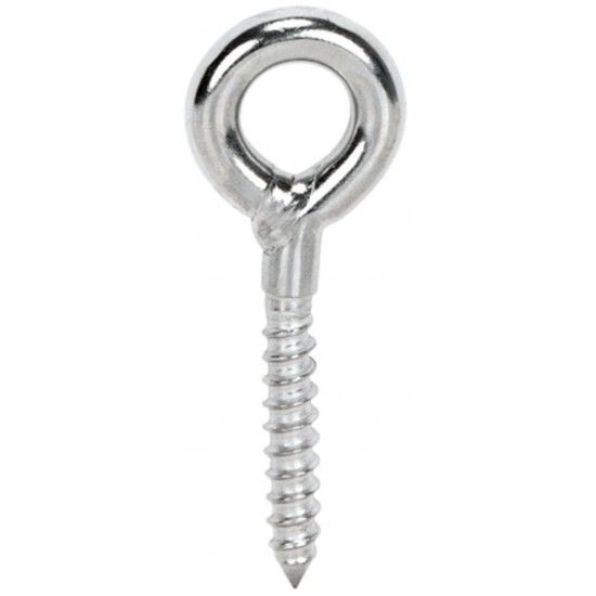 Argola soldada com rosca madeira inox AISI316 MS0506  5x 50mm ref� 035.0362 MACFER