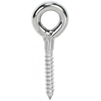 Argola soldada com rosca madeira inox AISI316 MS0506 6x 60mm refª 035.0343 MACFER Argola soldada com rosca madeira inox AISI316 MS0506 6x 60mm refª 035.0343 MACFER