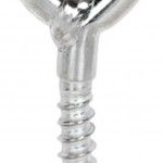 Argola soldada com rosca madeira inox AISI316 MS0506  6x 60mm ref� 035.0343 MACFER