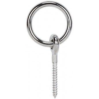 Argola passa cabos com espigão para madeira inox AISI316 MS0507 6x75mm refª 035.0348 MACFER Argola passa cabos com espigão para madeira inox AISI316 MS0507 6x75mm refª 035.0348 MACFER