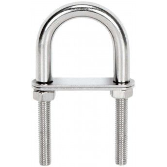 Al�a "U" roscada inox AISI316 6001  M6  80mm ref� 035.0303 MACFER