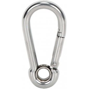 Mosquet�o bombeiro com olhal inox AISI316 MS0601  6x 60mm ref� 035.0213 MACFER