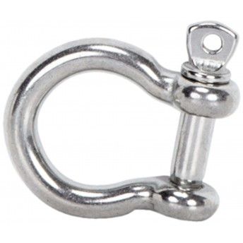 Manilha arco inox AISI316 MS0102 19mm refª 035.0209 MACFER Manilha arco inox AISI316 MS0102 19mm refª 035.0209 MACFER