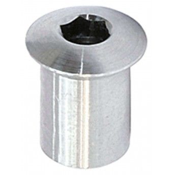 Terminal cabe�a lentilha f�mea inox AISI316 LHNSS M6 18mm ref� 035.0118 MACFER