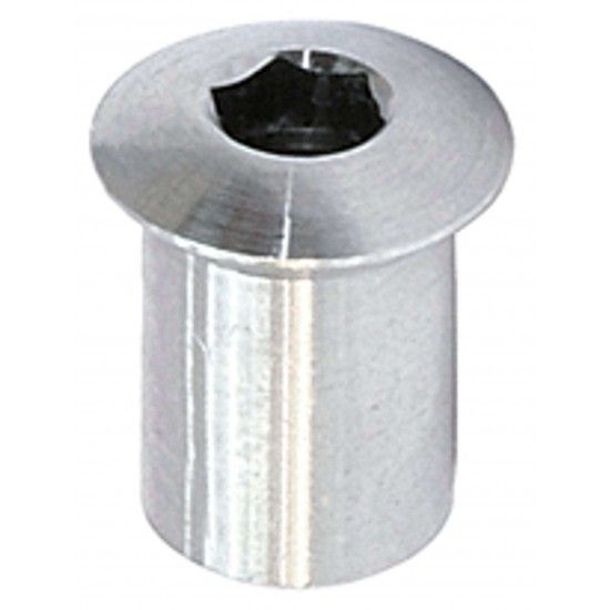 Terminal cabeça lentilha fêmea inox AISI316 LHNSS M6 18mm refª 035.0118 MACFER Terminal cabeça lentilha fêmea inox AISI316 LHNSS M6 18mm refª 035.0118 MACFER