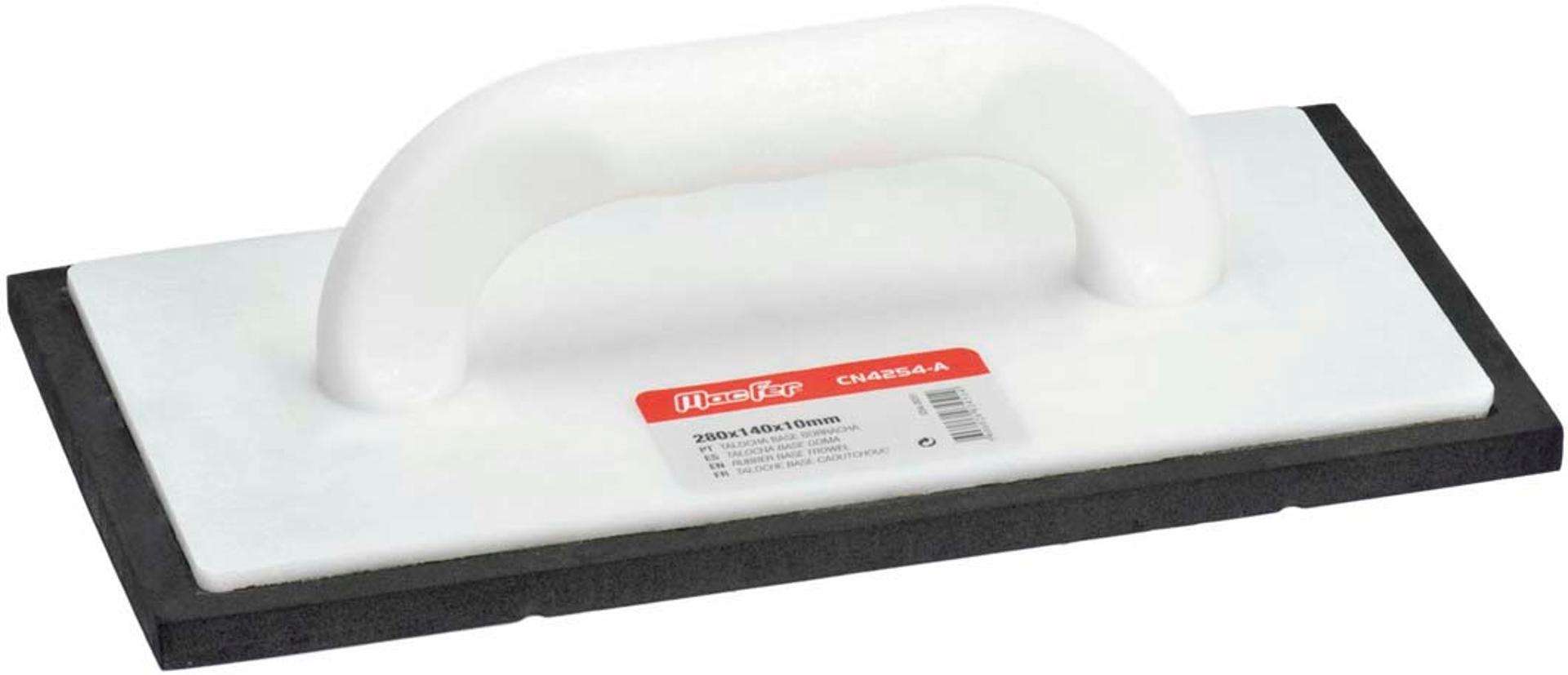 Talocha base borracha MacFer CN4254-A 280x140x10mm refª 034.0051 MACFER