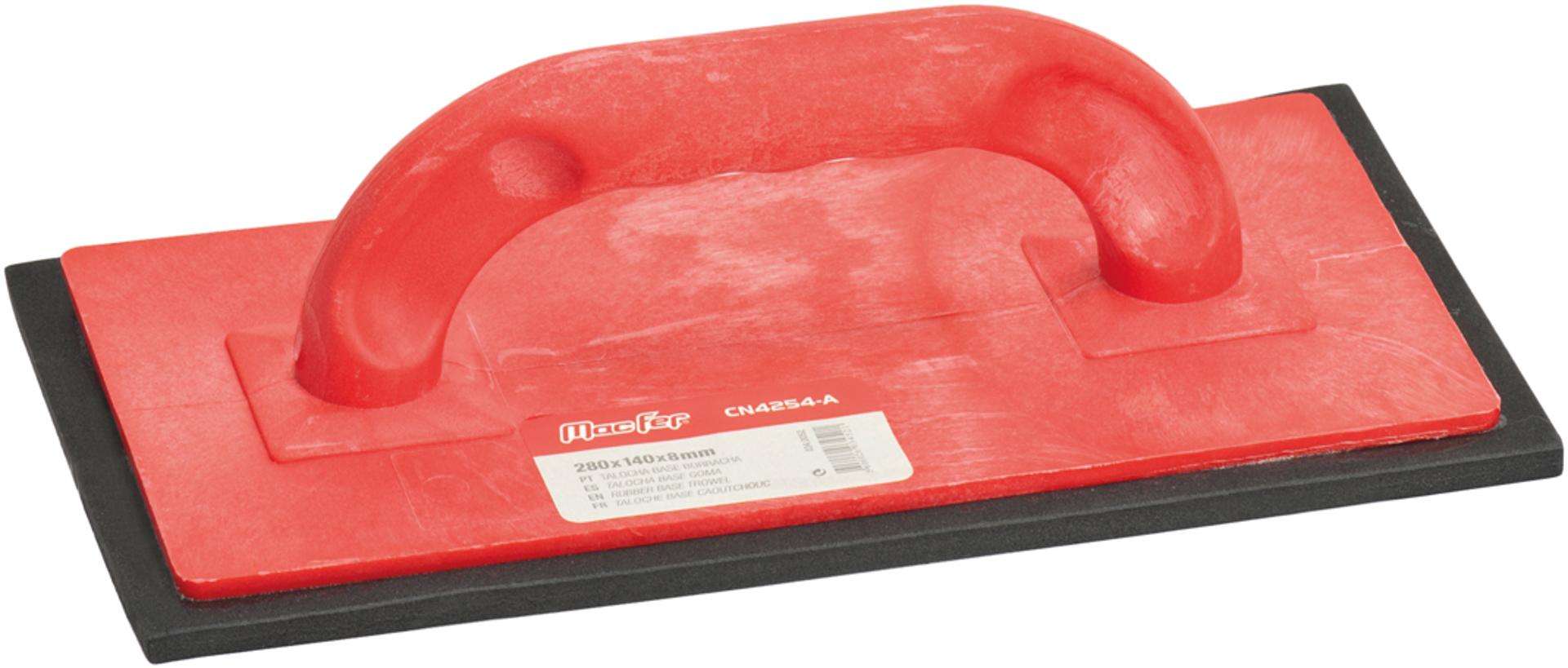 Talocha base borracha MacFer CN4254-A 280x140x10mm refª 034.0051 MACFER