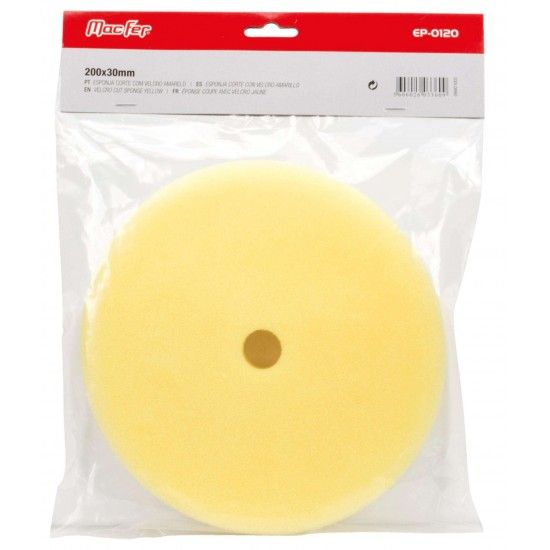 Esponja corte c/ velcro MacFer EP-0120 200x30mm amarela refª 033.0060 MACFER Esponja corte c/ velcro MacFer EP-0120 200x30mm amarela refª 033.0060 MACFER