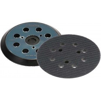 Prato velcro para lixadora PLV-MKT 125mm 8 furos ref� 033.0037 MACFER