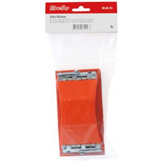 Bloco p/ lixa pl�s.  BLB-10 210x105mm ref� 033.0024 MACFER