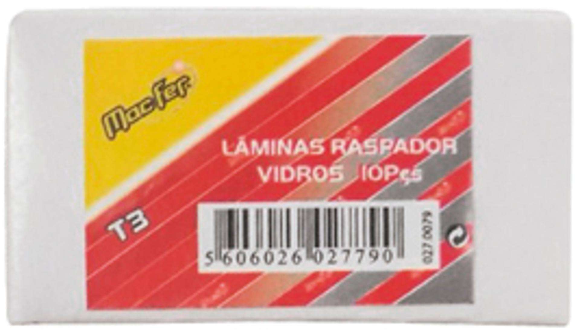 Lâmina p/ raspador vidros T-3 refª 027.0079 MACFER