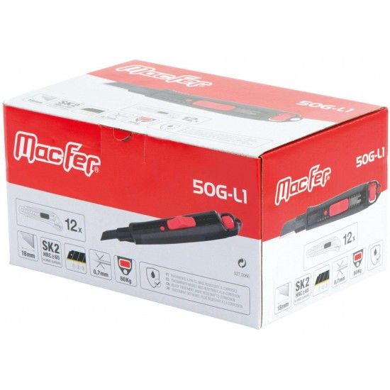 X-acto c/ trav�o cassete MacFer 50G-L1 18mm ref� 027.0066 MACFER