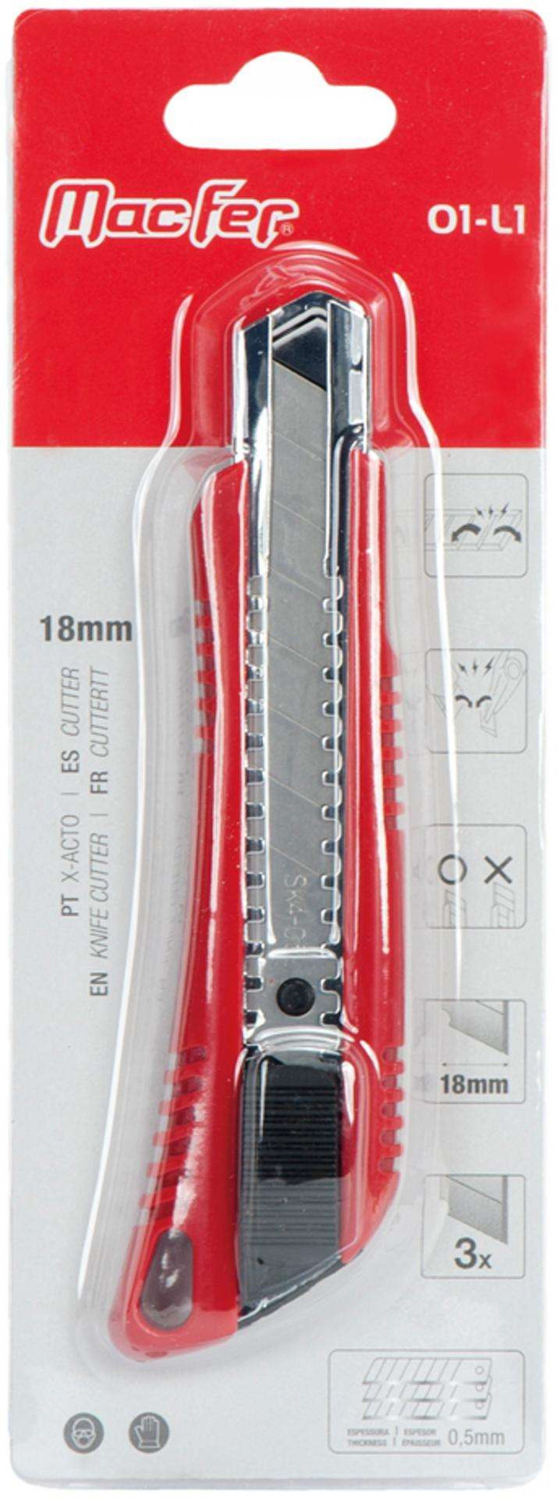 X-acto MacFer 01-L1 18mm refª 027.0055 MACFER
