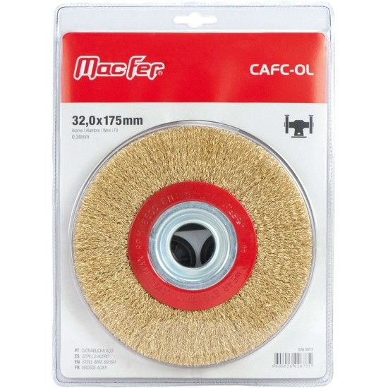 Catrab. a�o c/ furo cir.  CAFC-OL ond. 25,4x125mm  ref� 026.0071 MACFER