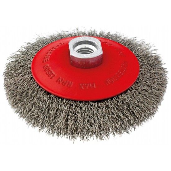 Catrab. aço c/ rosca cón. CARN-OI ond. inox M14 115mm refª 026.0027 MACFER Catrab. aço c/ rosca cón. CARN-OI ond. inox M14 115mm refª 026.0027 MACFER