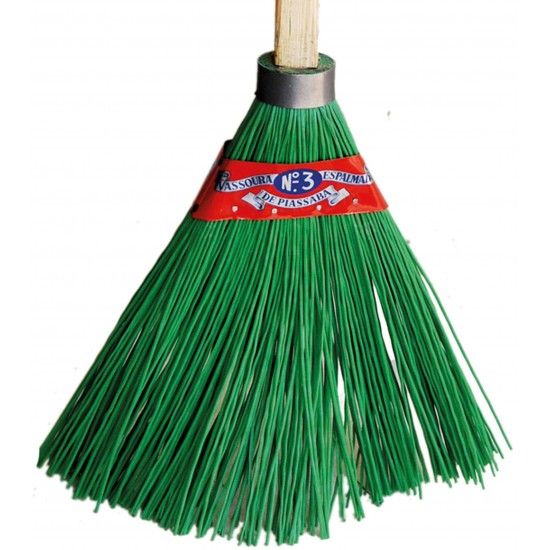 Vassoura jardim nylon  350251 verde ref� 025.0092 MACFER
