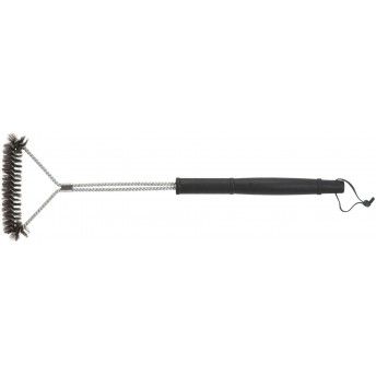 Escova a�o com cabo pl�stico longo para barbecue EAMP-L-BBQI 530mm inox ref� 025.0090 MACFER
