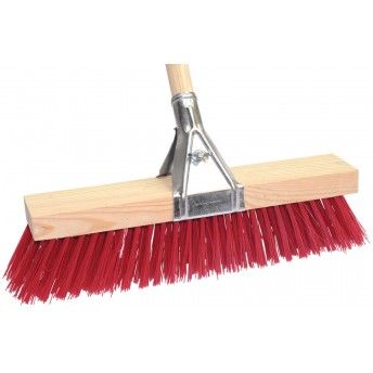 Vassour�o nylon c/ garra e cabo madeira  EENM 400mm ref� 025.0073 MACFER