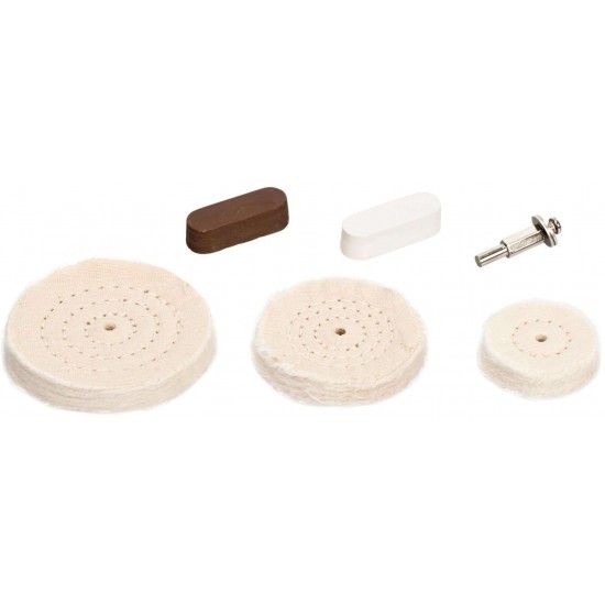 Kit polir escovas algodão circular KPEC-3 50, 75, 100mm 6pçs refª 025.0063 MACFER Kit polir escovas algodão circular KPEC-3 50, 75, 100mm 6pçs refª 025.0063 MACFER