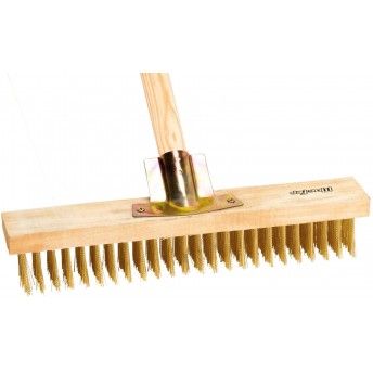 Escova estrada a�o c/ cabo madeira MacFer EEAM 360mm ref� 025.0035 MACFER