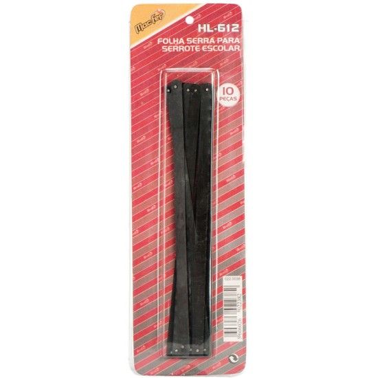 Folha serra p/ serrote escolar  HL-612  10p� ref� 022.0038 MACFER
