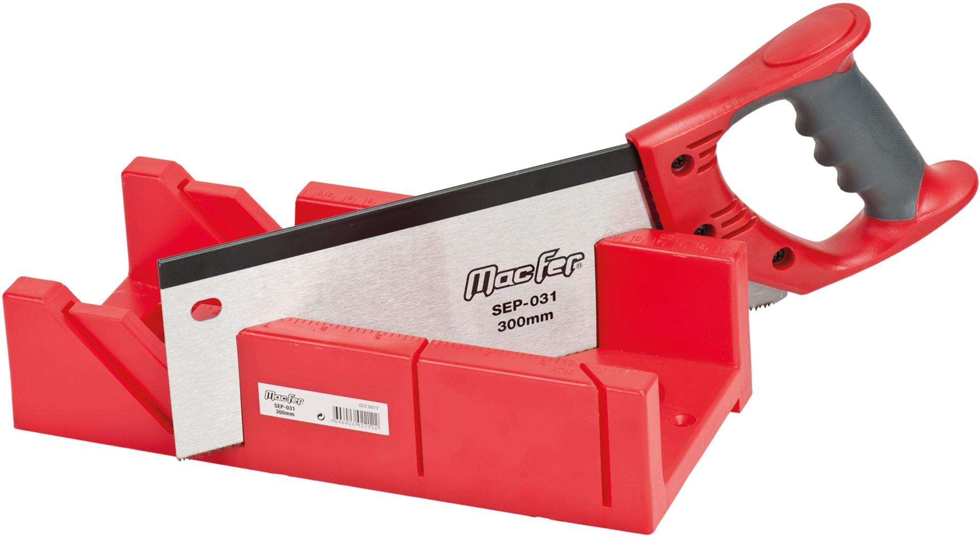 Serrote costas c/ 1/2 esq. plást. MacFer SEP-031 300mm refª 022.0012 MACFER