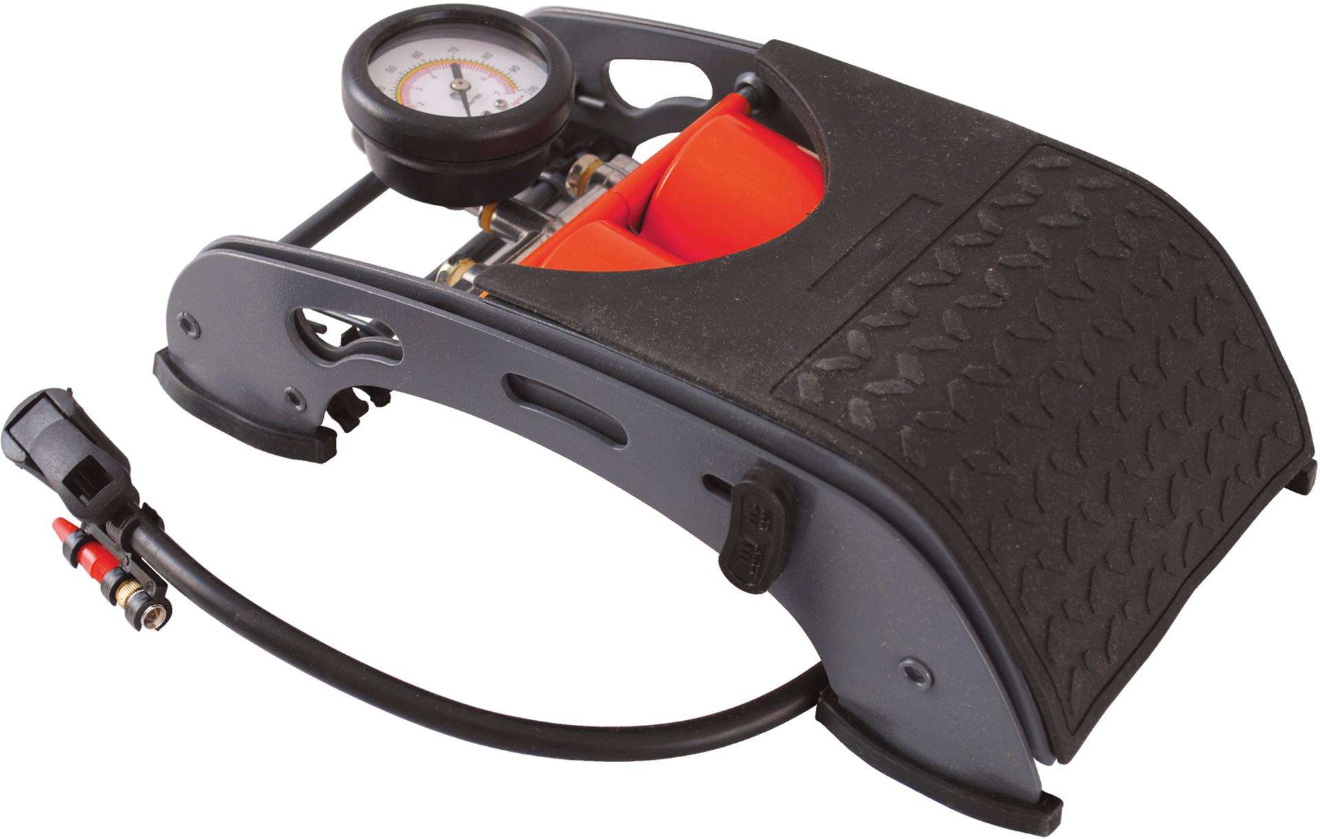 Bomba pedal 2 êmbolos c/ manómetro MacFer SF8704G refª 019.0022 MACFER