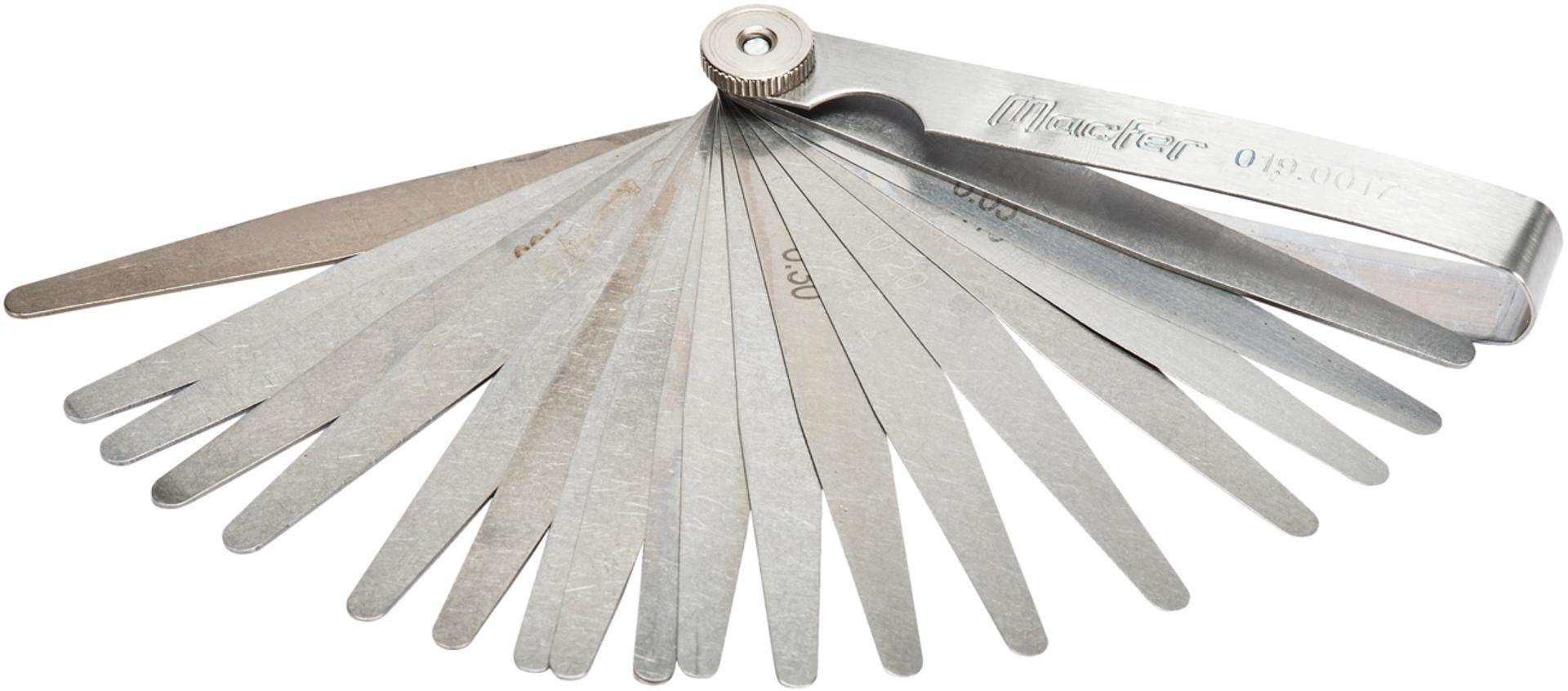 Apalpa folgas em "mm" MacFer SK315 20 lâminas refª 019.0017 MACFER