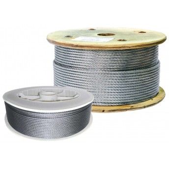 Cabo a�o galv. anti-girat�rio WRG 19x7   8mm 100m ref� 018.0063 MACFER