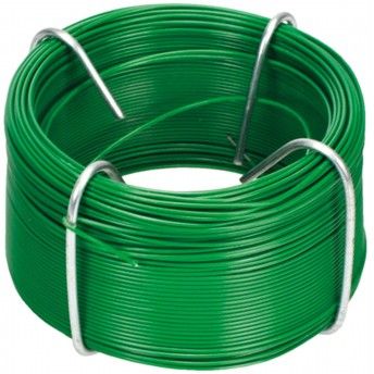 Arame plastificado  AP 0,9mm 50m verde ref� 018.0051 MACFER