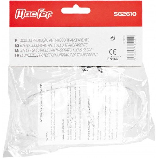 �culos prote��o anti-risco MacFer SG2610 trans. ref� 017.0118 MACFER